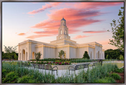 Bentonville Arkansas at Sunrise