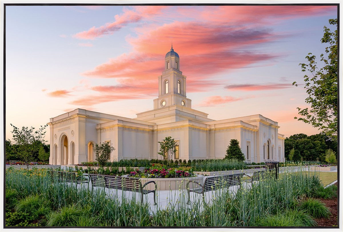 Bentonville Arkansas at Sunrise