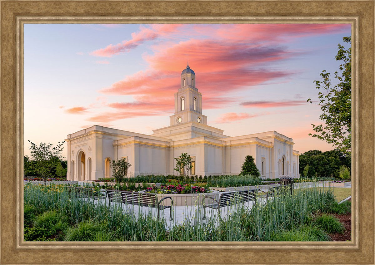 Bentonville Arkansas at Sunrise