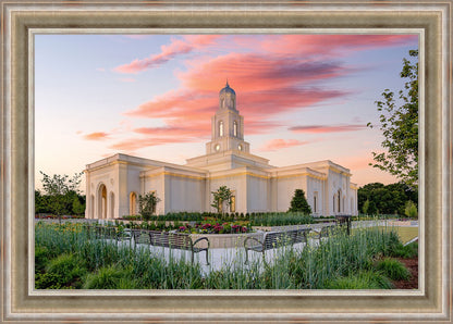 Bentonville Arkansas at Sunrise