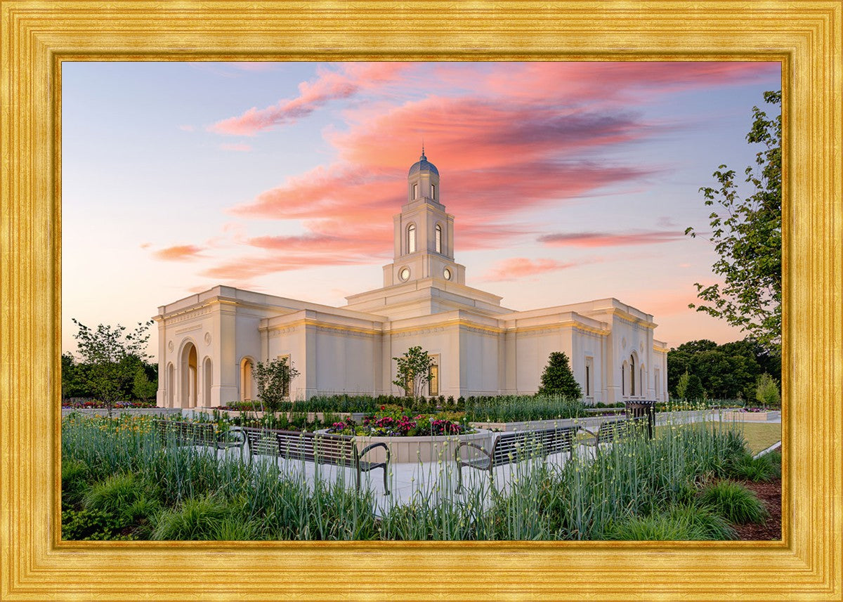 Bentonville Arkansas at Sunrise