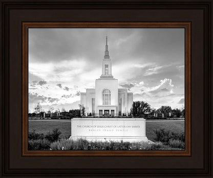 Burley Idaho Eternal - Black and White