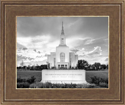 Burley Idaho Eternal - Black and White