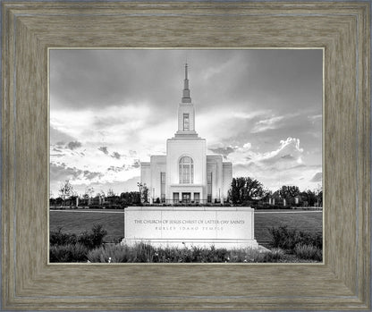Burley Idaho Eternal - Black and White