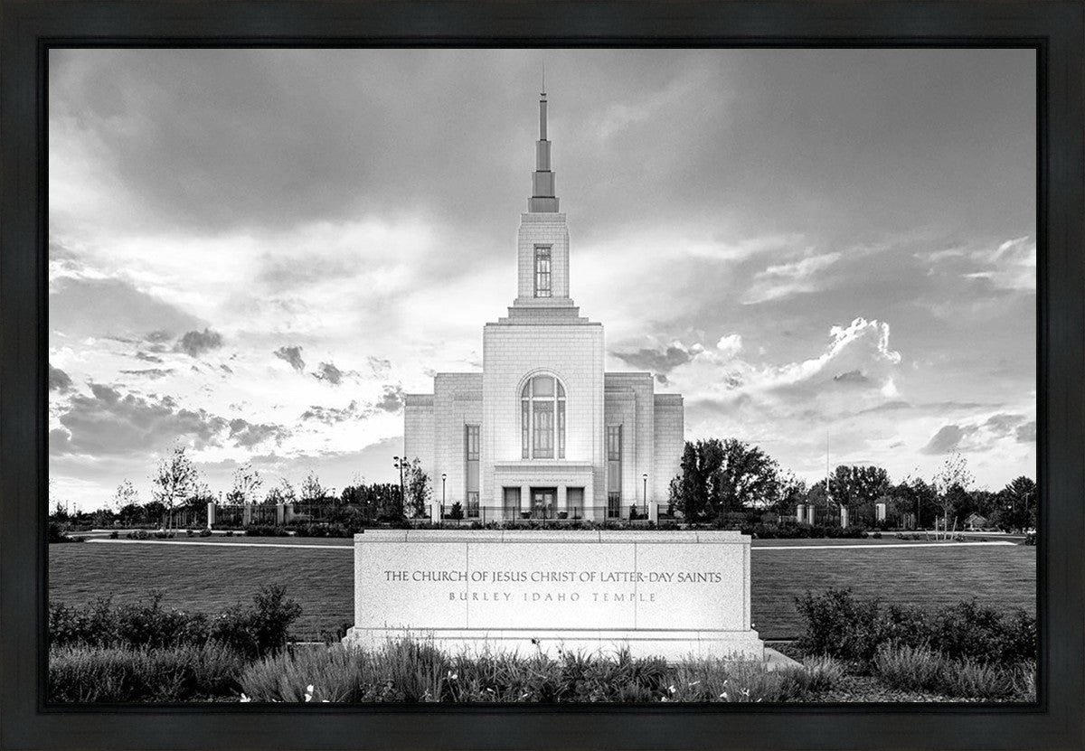 Burley Idaho Eternal - Black and White
