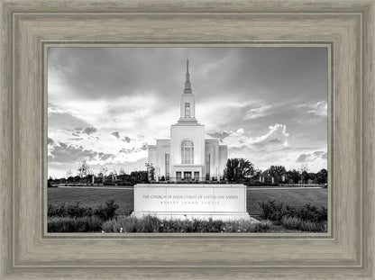 Burley Idaho Eternal - Black and White