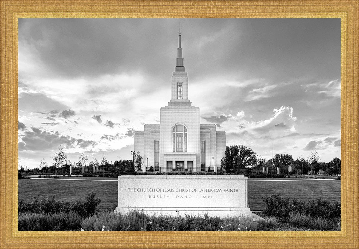 Burley Idaho Eternal - Black and White