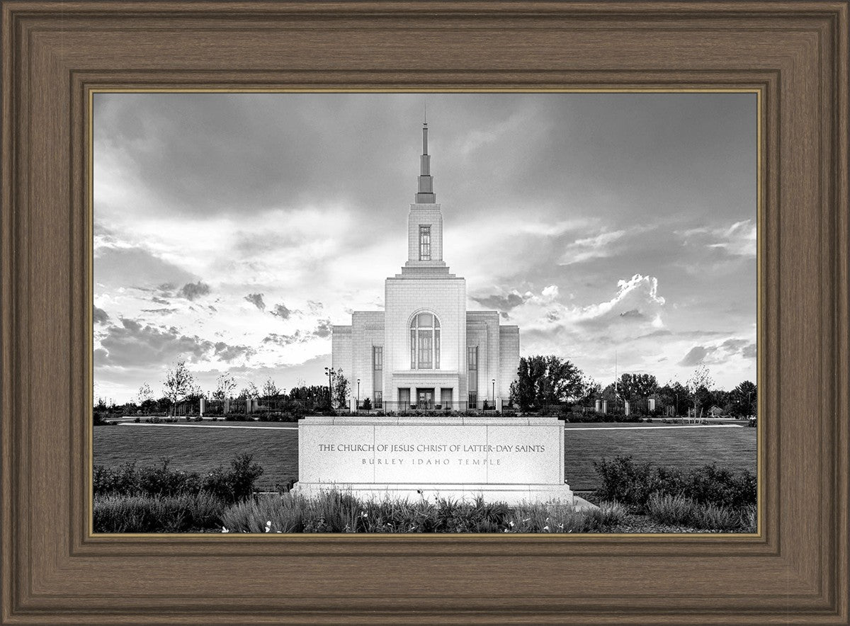 Burley Idaho Eternal - Black and White