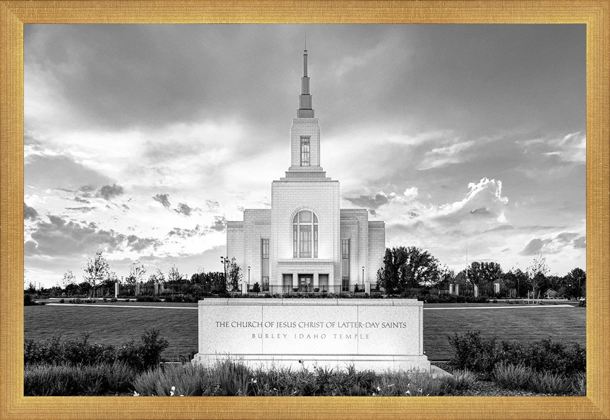Burley Idaho Eternal - Black and White
