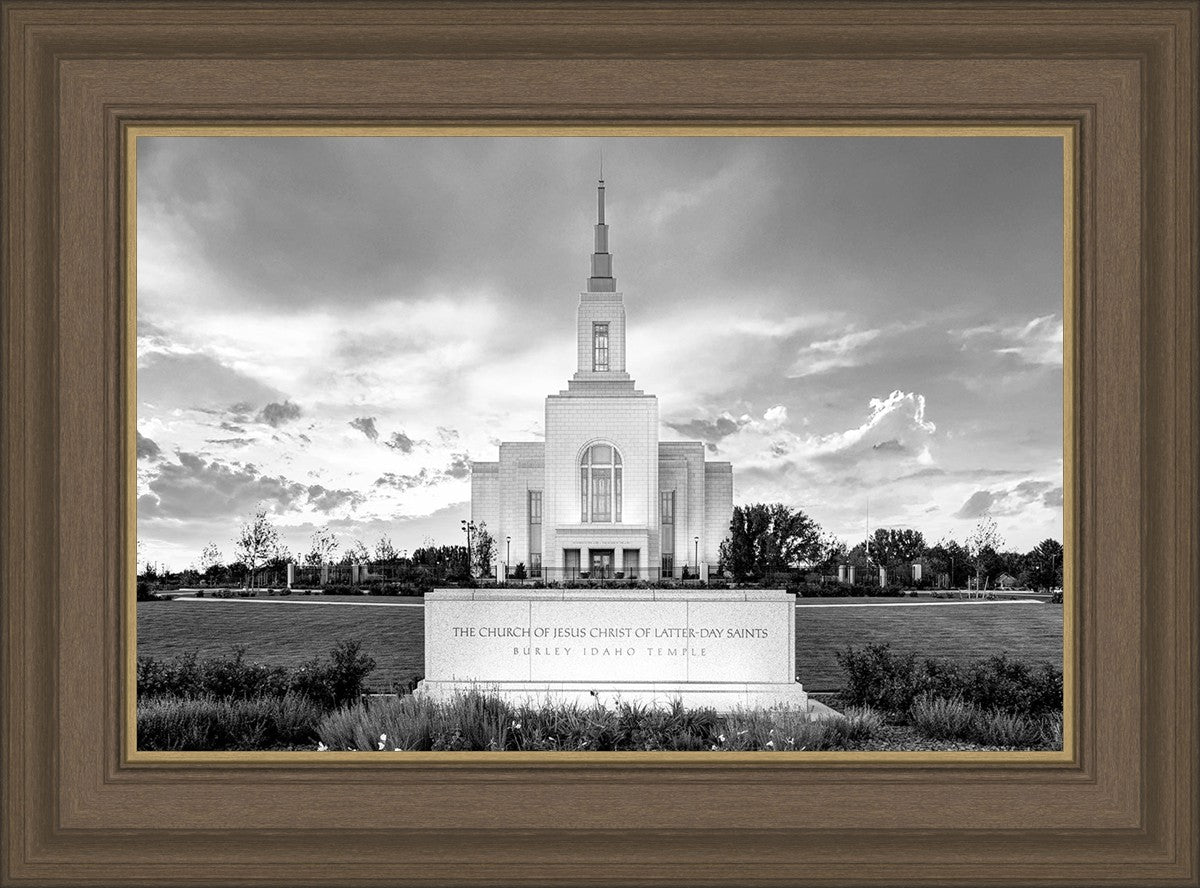 Burley Idaho Eternal - Black and White