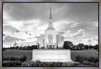 Burley Idaho Eternal - Black and White