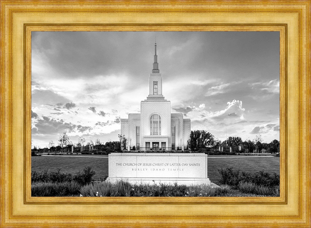 Burley Idaho Eternal - Black and White