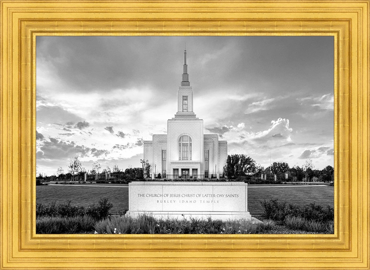 Burley Idaho Eternal - Black and White