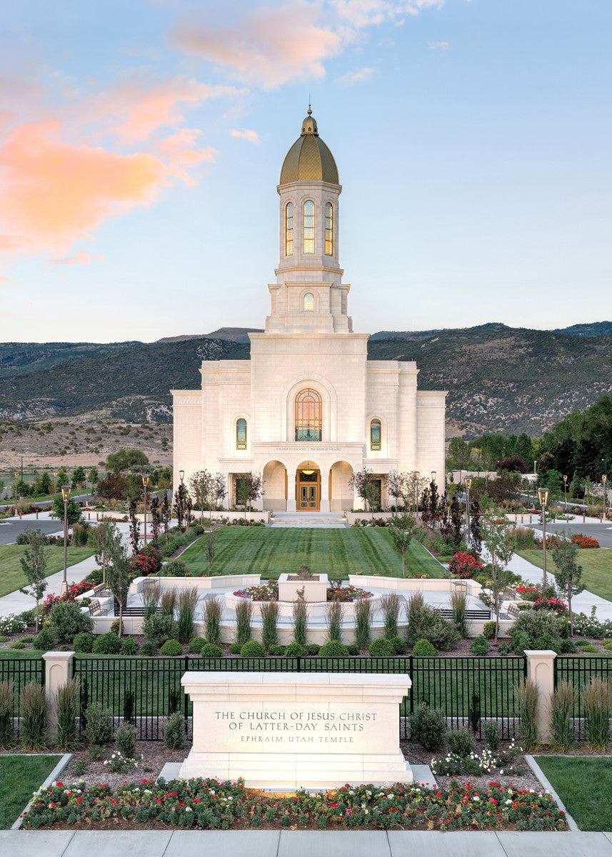 Ephraim Utah at Sunset