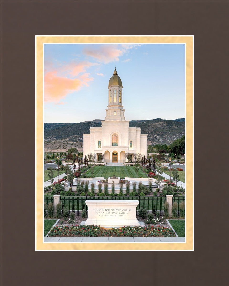 Ephraim Utah at Sunset