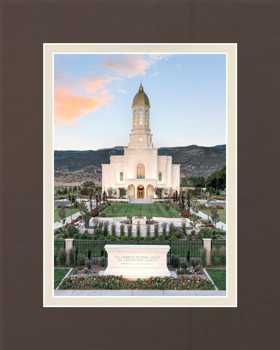 Ephraim Utah at Sunset