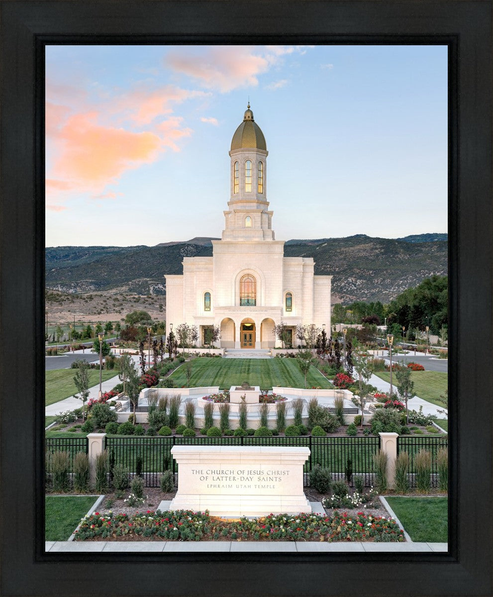 Ephraim Utah at Sunset