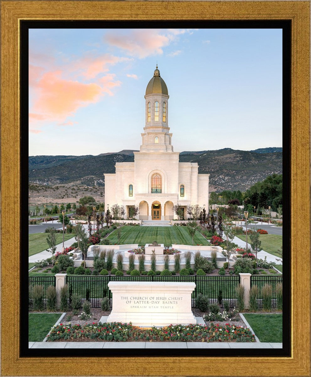 Ephraim Utah at Sunset