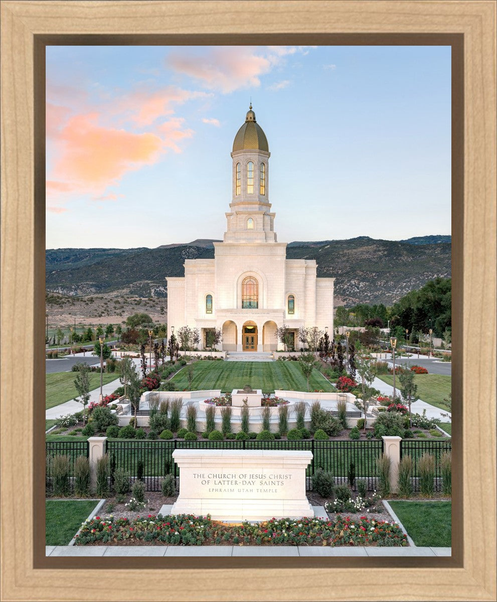 Ephraim Utah at Sunset