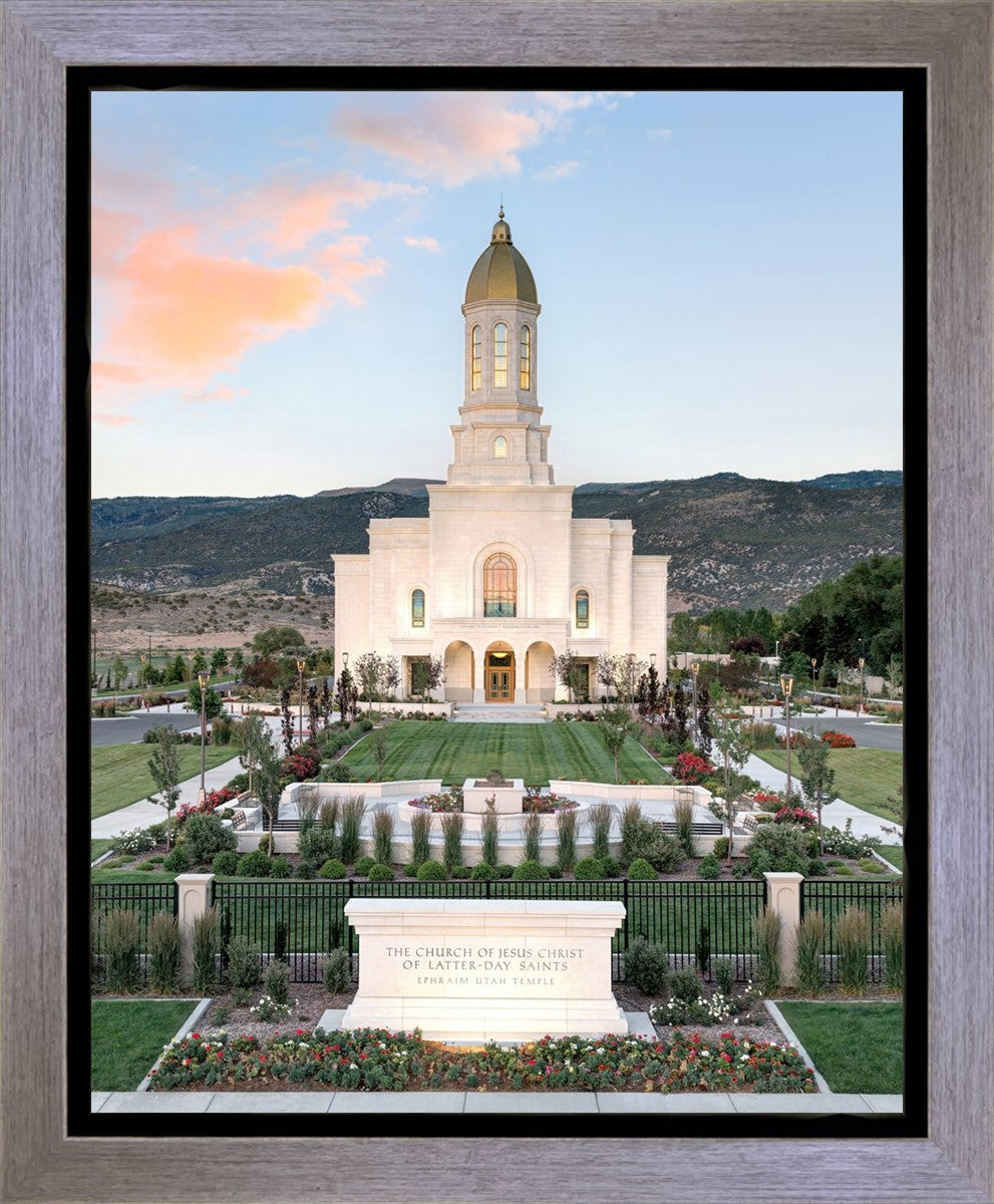 Ephraim Utah at Sunset