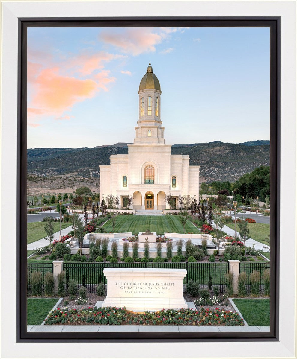 Ephraim Utah at Sunset
