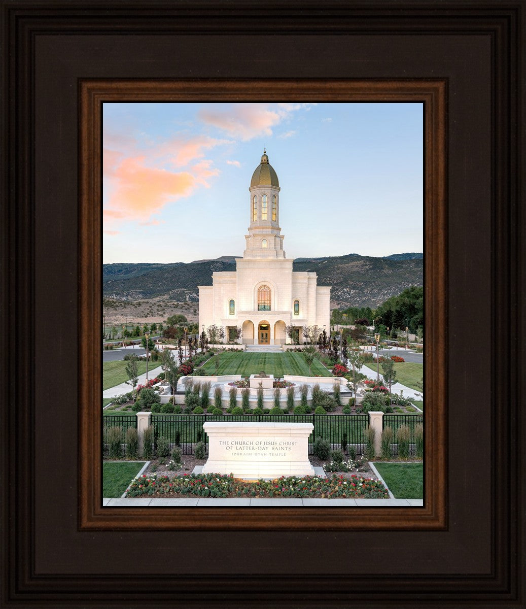 Ephraim Utah at Sunset