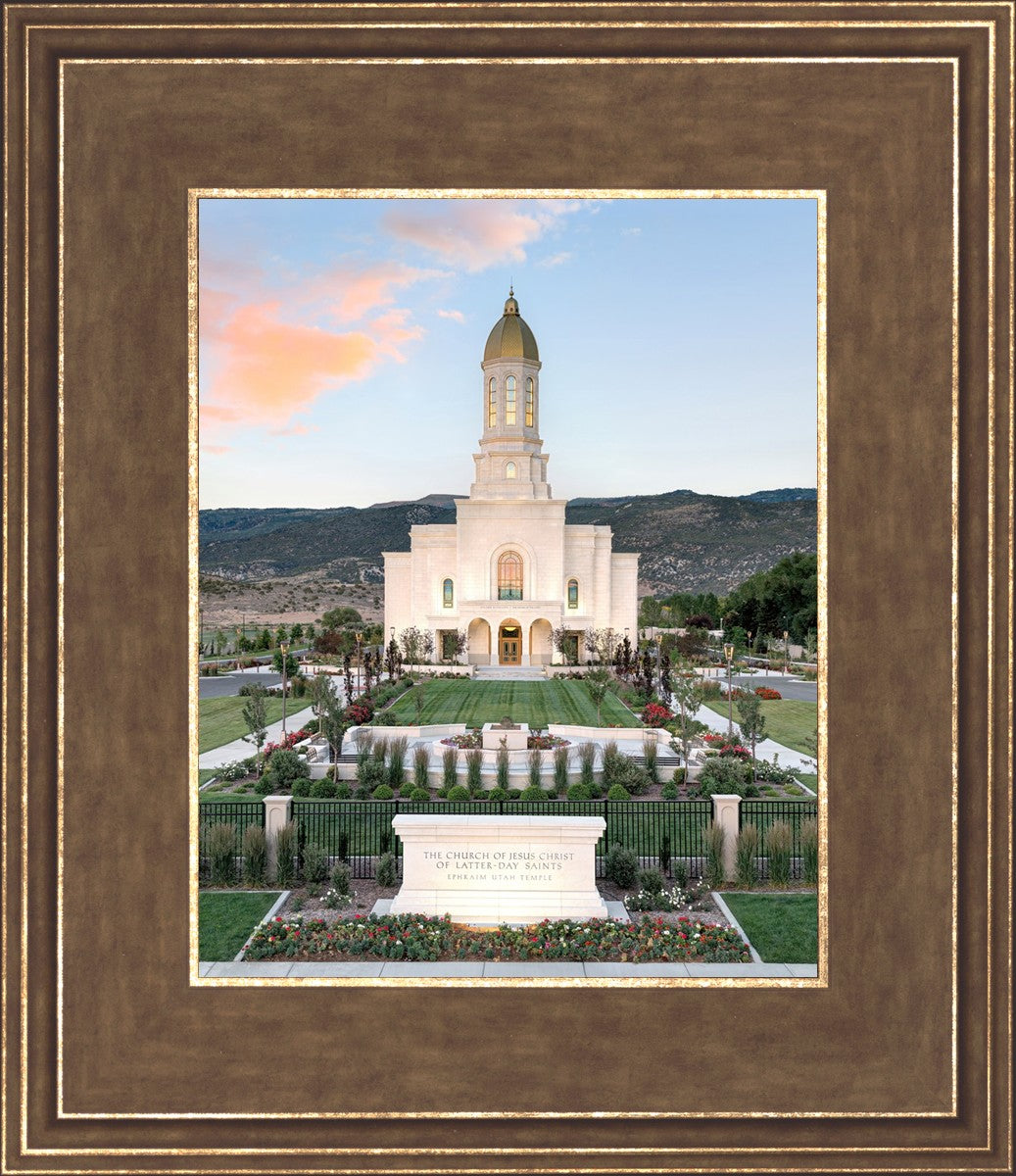 Ephraim Utah at Sunset