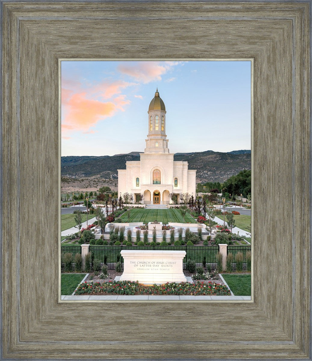 Ephraim Utah at Sunset