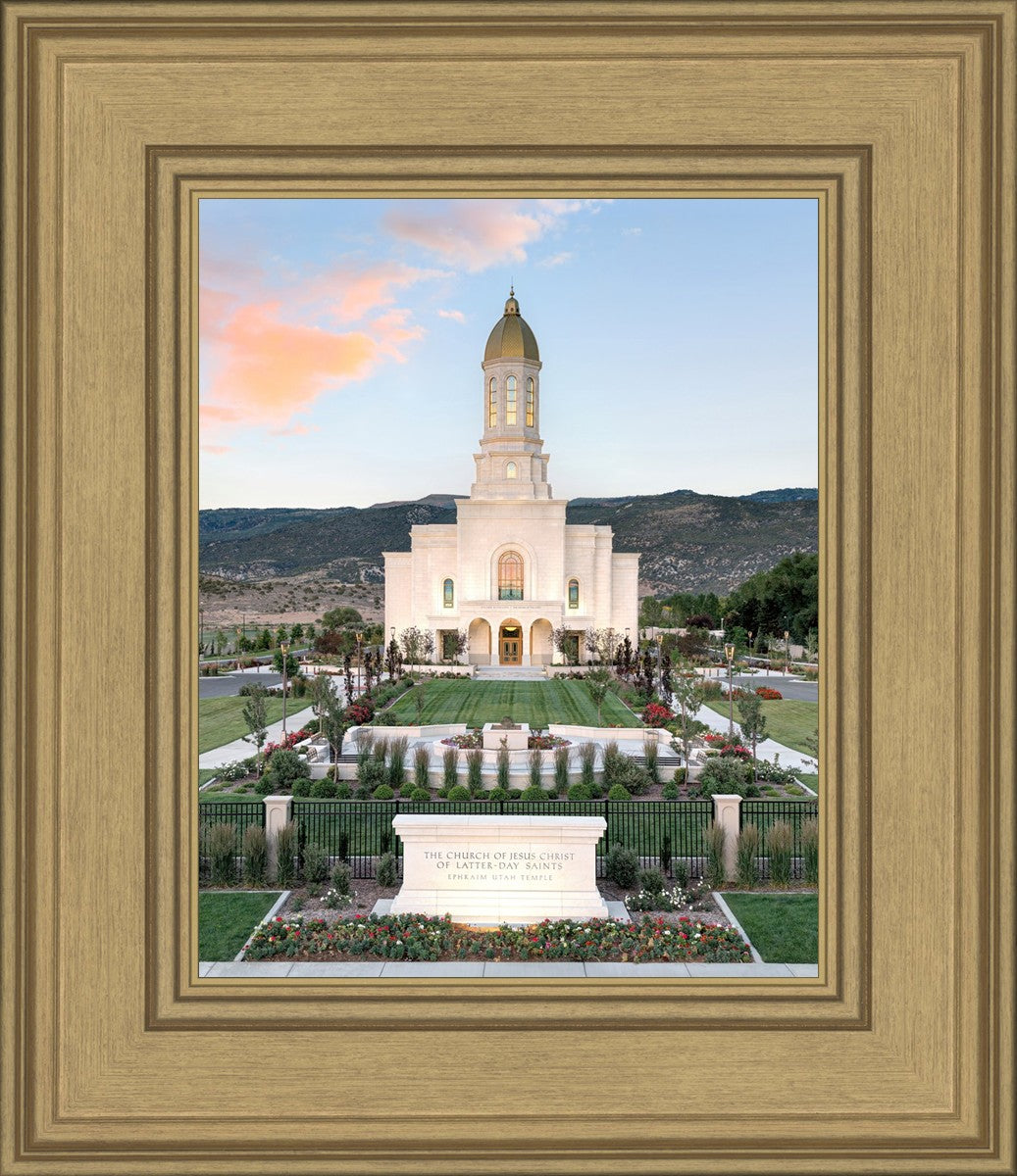 Ephraim Utah at Sunset