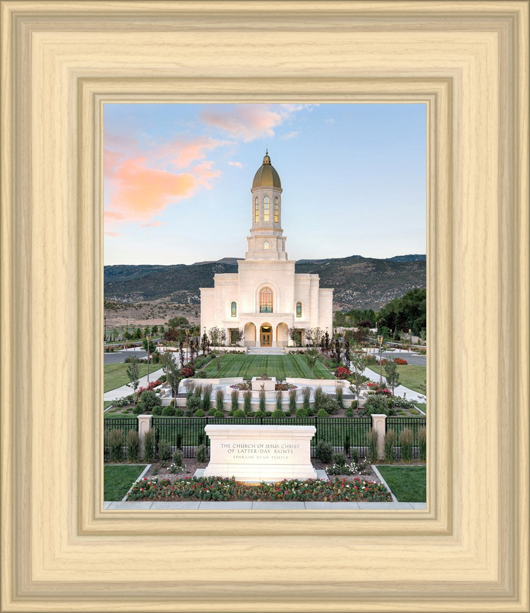 Ephraim Utah at Sunset