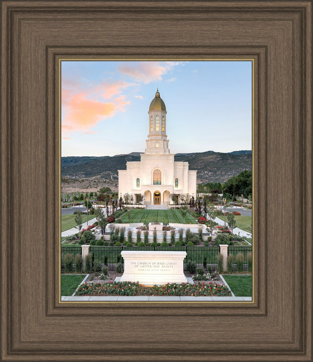 Ephraim Utah at Sunset