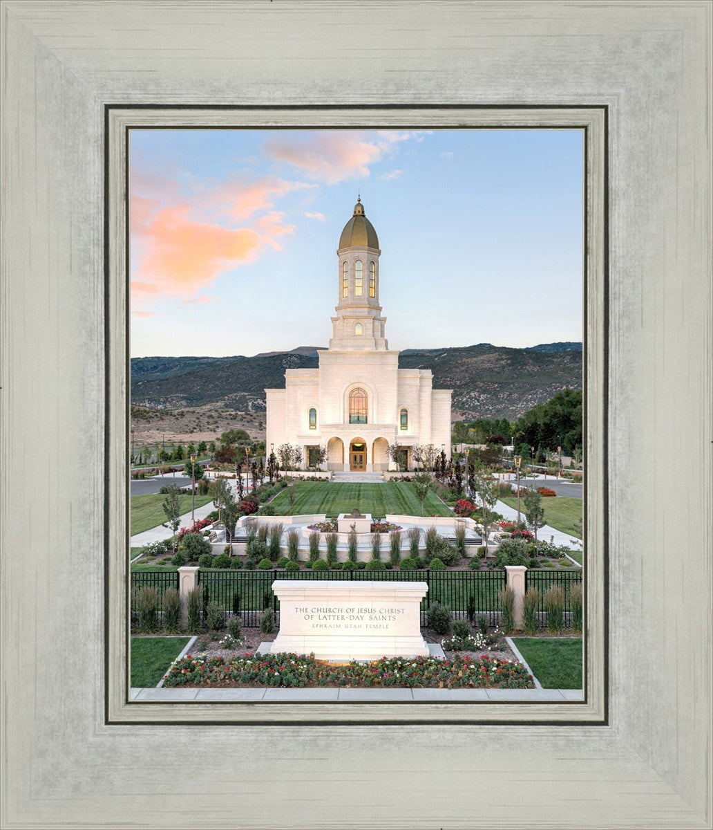 Ephraim Utah at Sunset