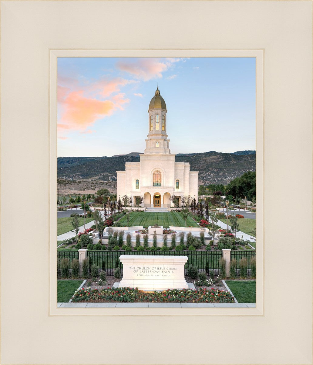 Ephraim Utah at Sunset
