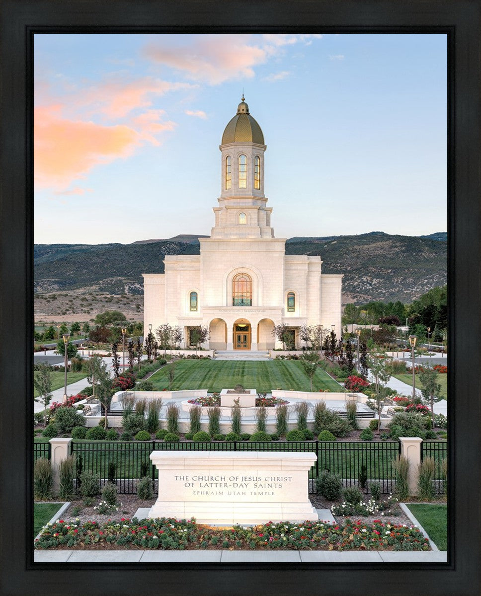 Ephraim Utah at Sunset