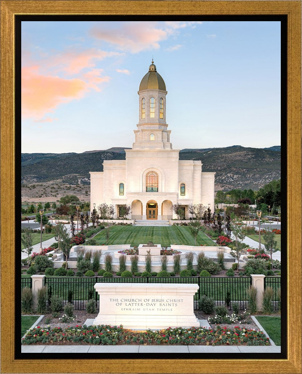 Ephraim Utah at Sunset