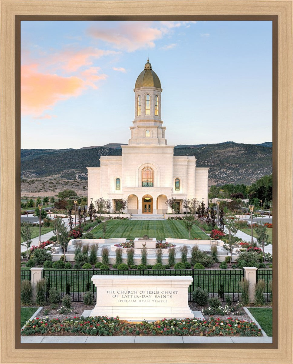 Ephraim Utah at Sunset