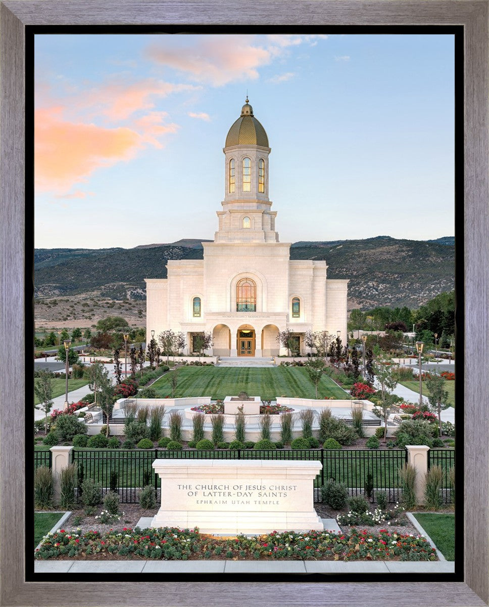 Ephraim Utah at Sunset