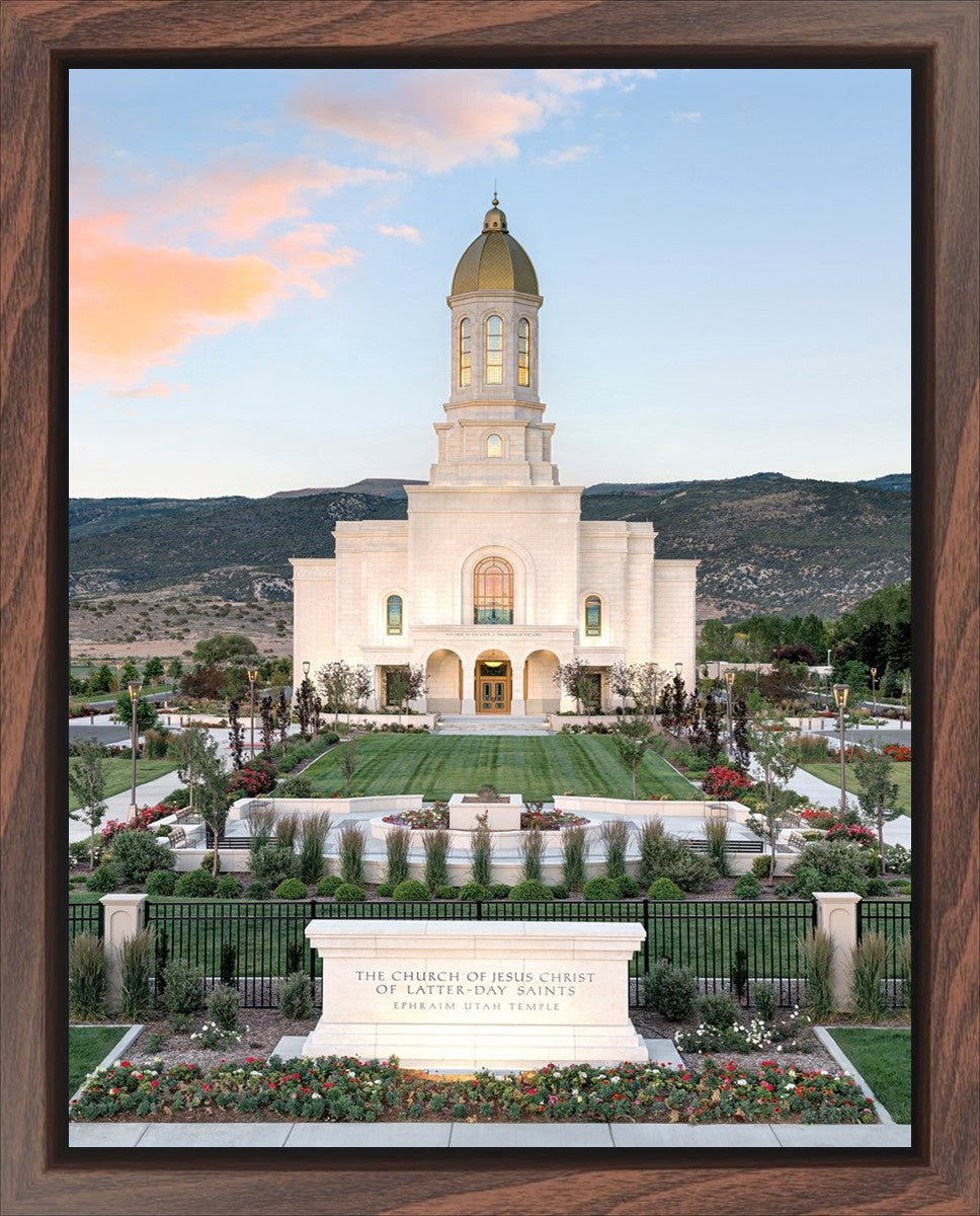 Ephraim Utah at Sunset