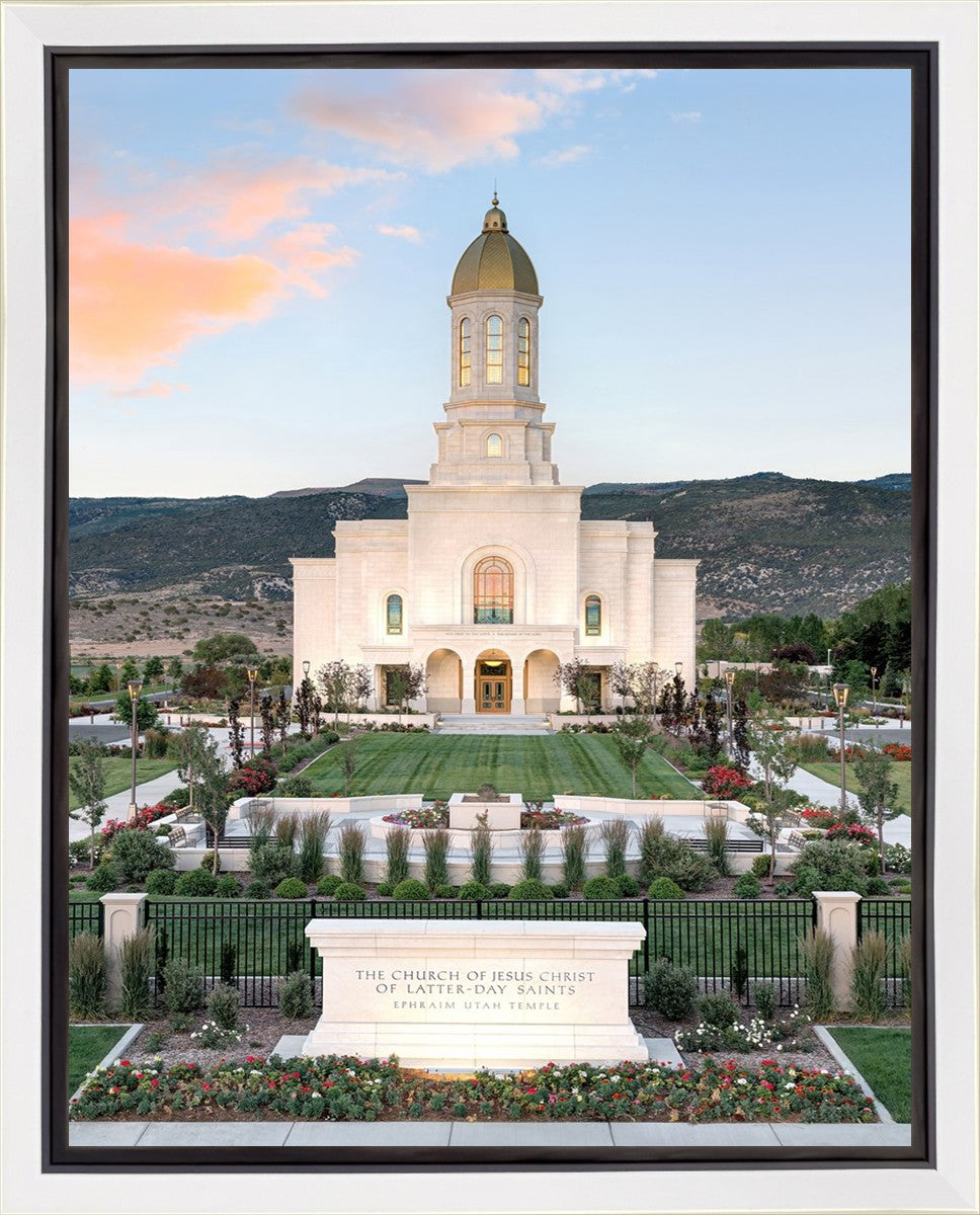 Ephraim Utah at Sunset