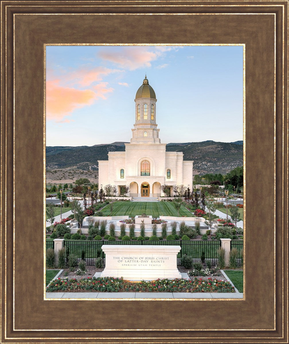 Ephraim Utah at Sunset