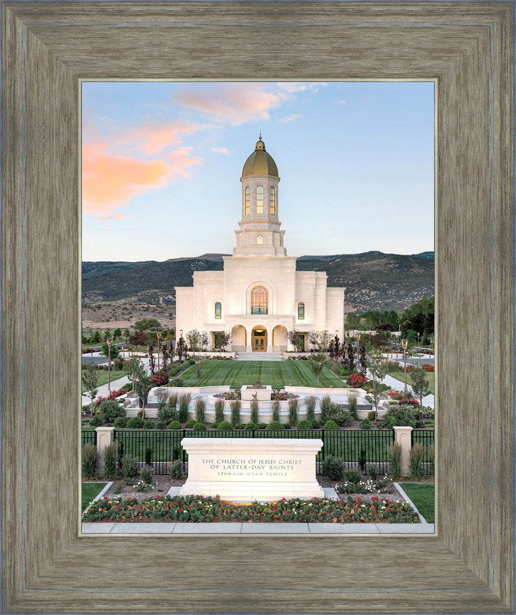 Ephraim Utah at Sunset