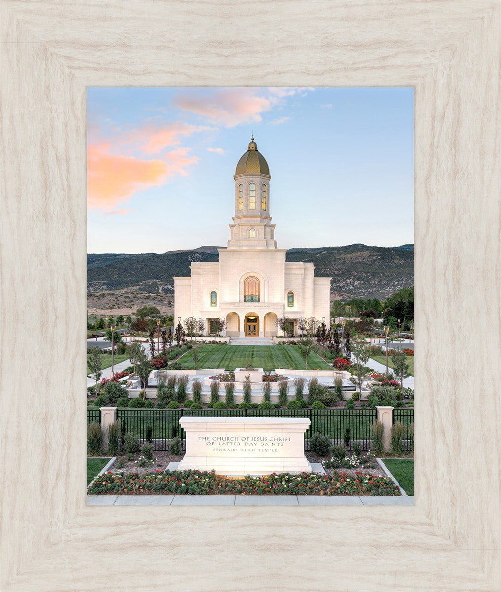 Ephraim Utah at Sunset
