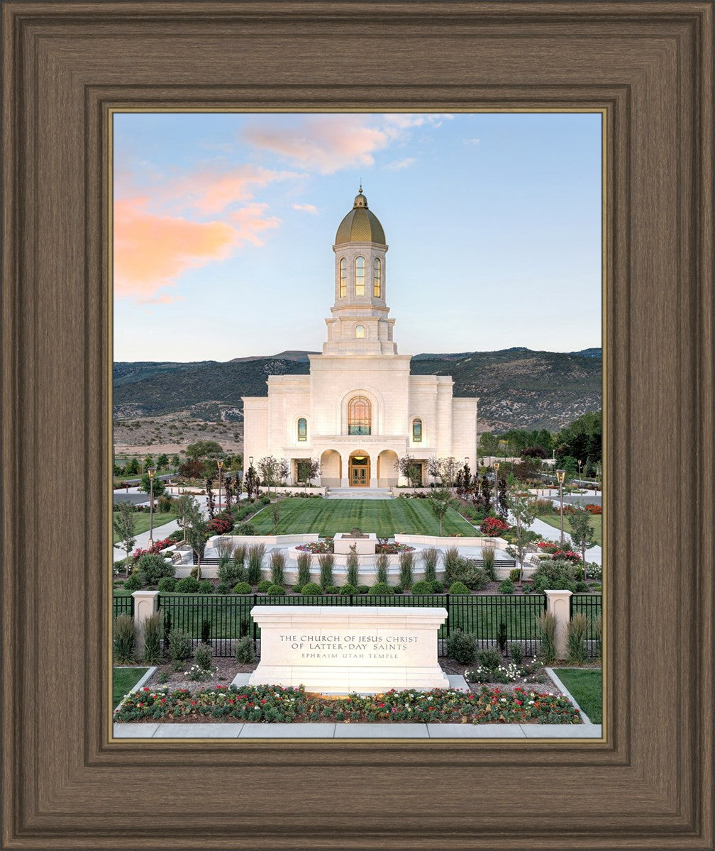 Ephraim Utah at Sunset