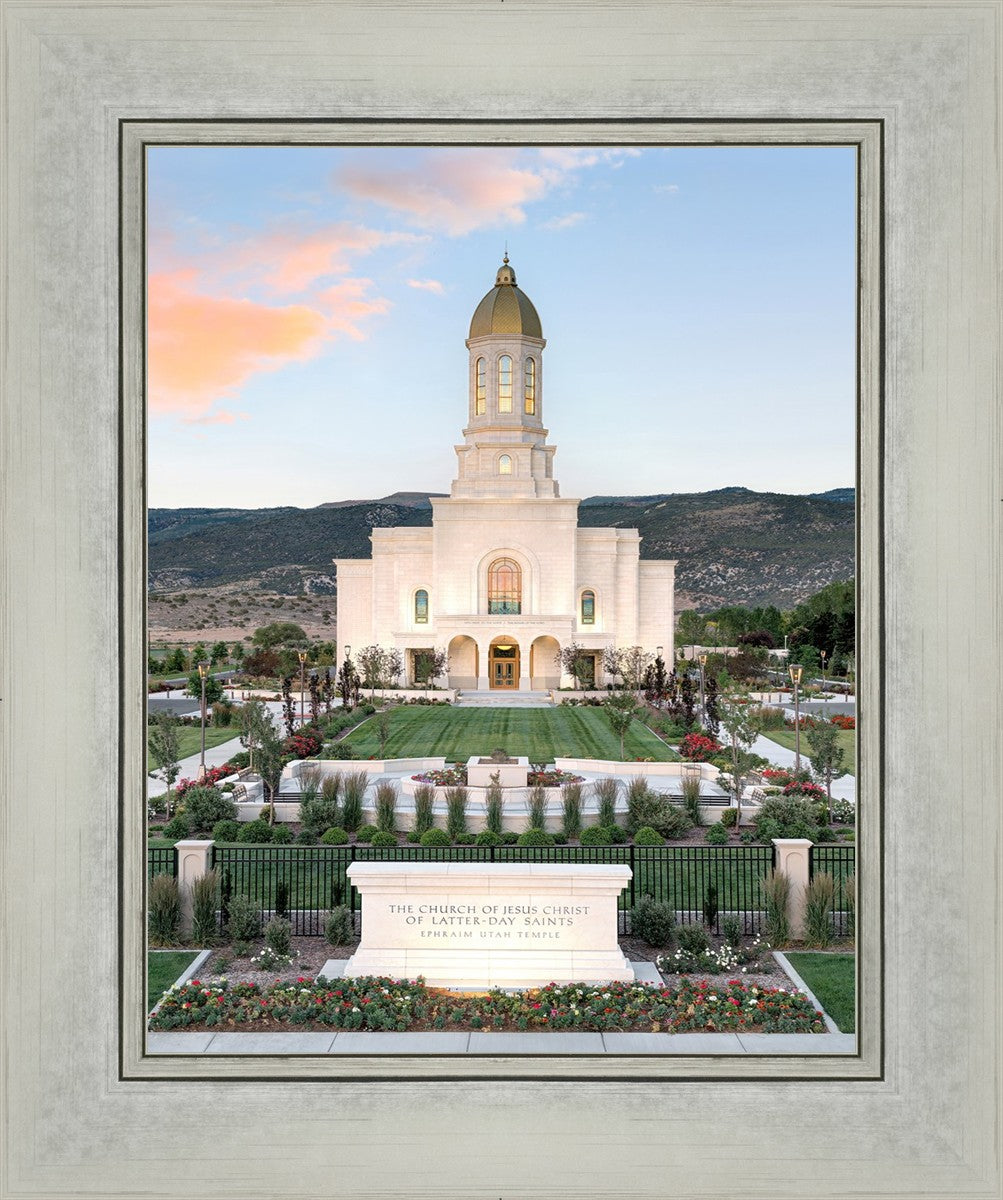 Ephraim Utah at Sunset