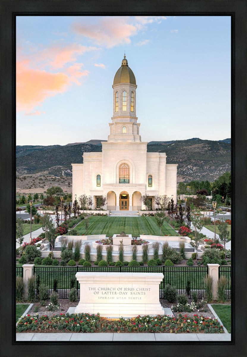 Ephraim Utah at Sunset