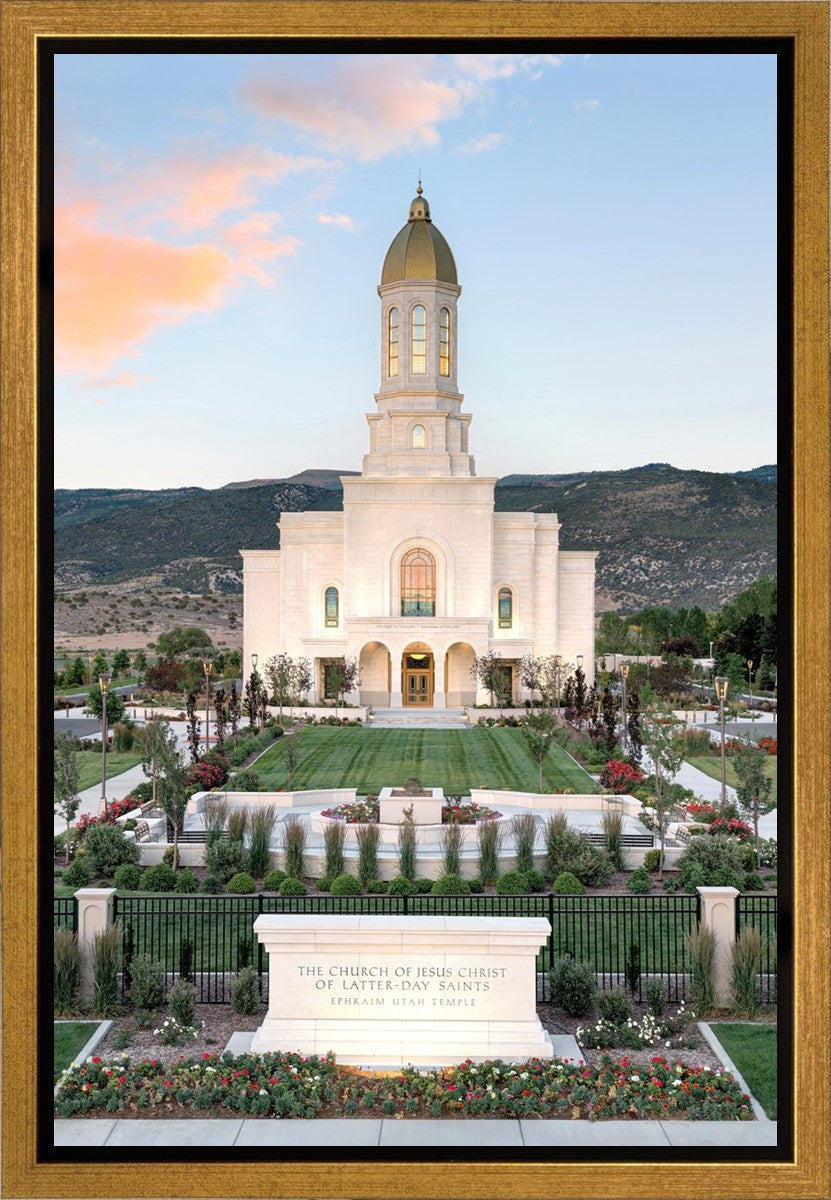 Ephraim Utah at Sunset
