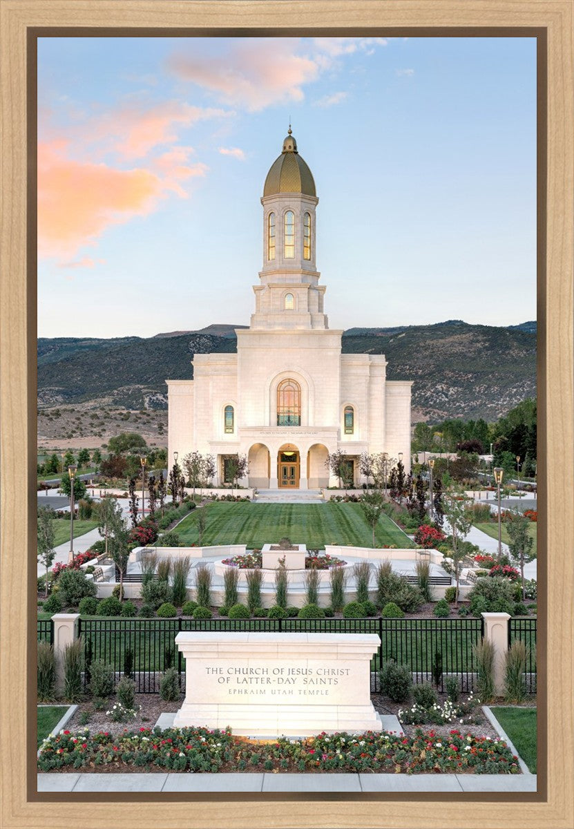 Ephraim Utah at Sunset