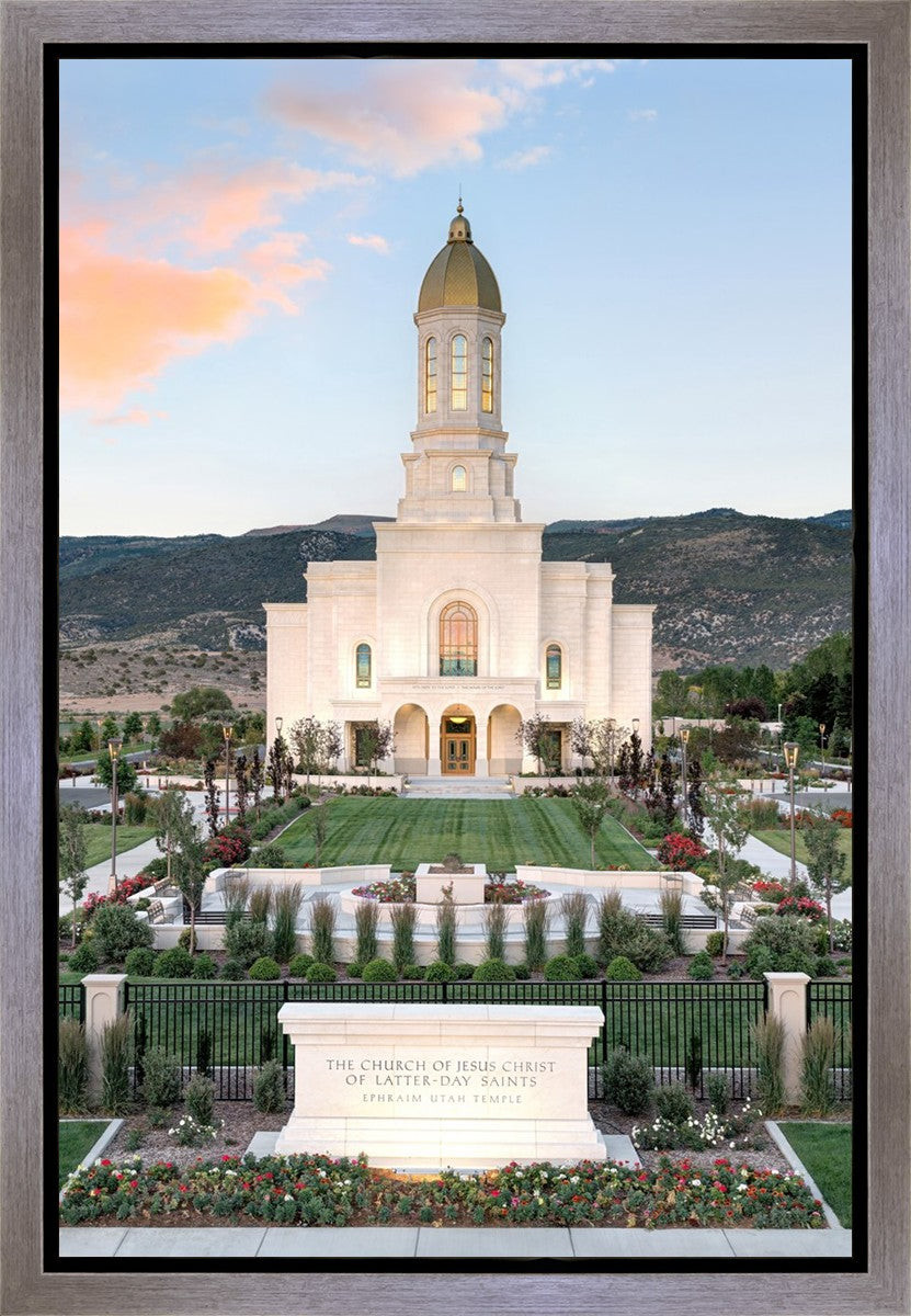 Ephraim Utah at Sunset