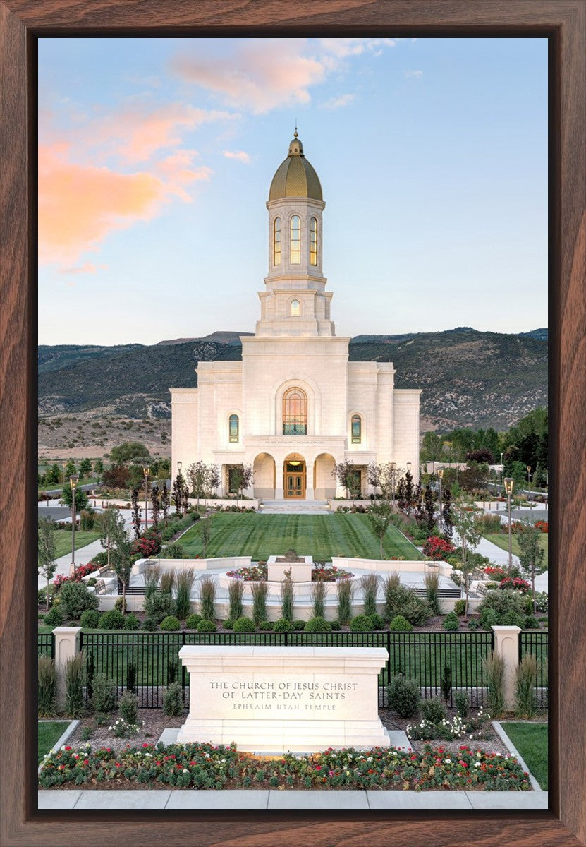 Ephraim Utah at Sunset