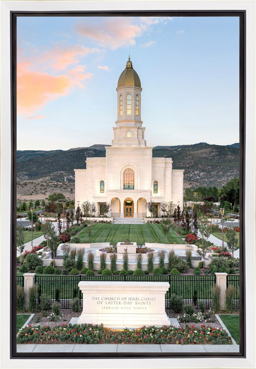 Ephraim Utah at Sunset